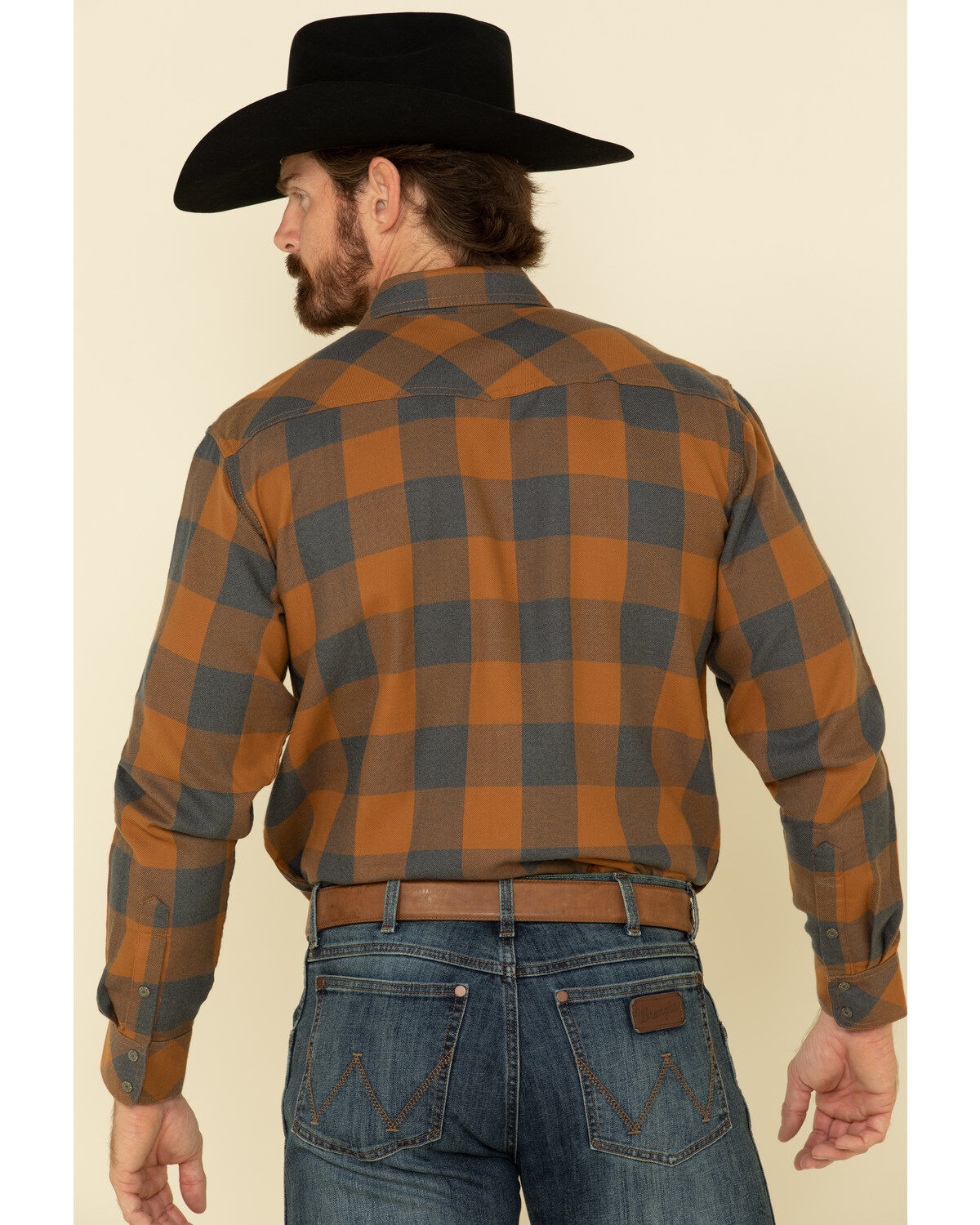 Image #2 - Ariat Men's Hayward Retro Large Plaid Long Sleeve Western Shirt, , hi-res
