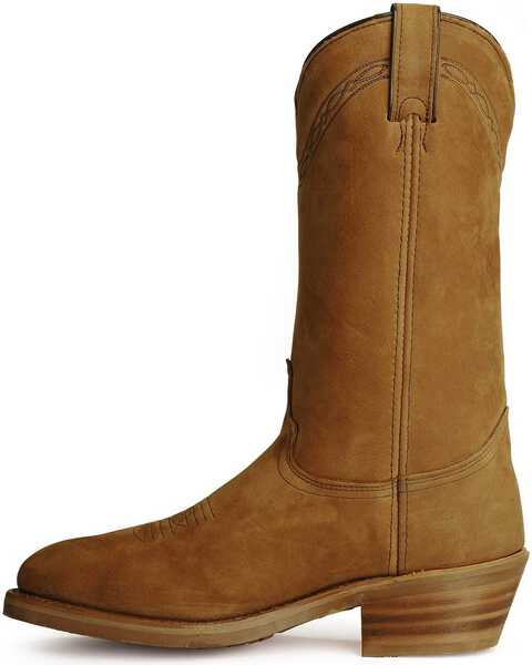 Abilene Men's 12" Safety Toe Western Work Boots, Dirty Brn, hi-res