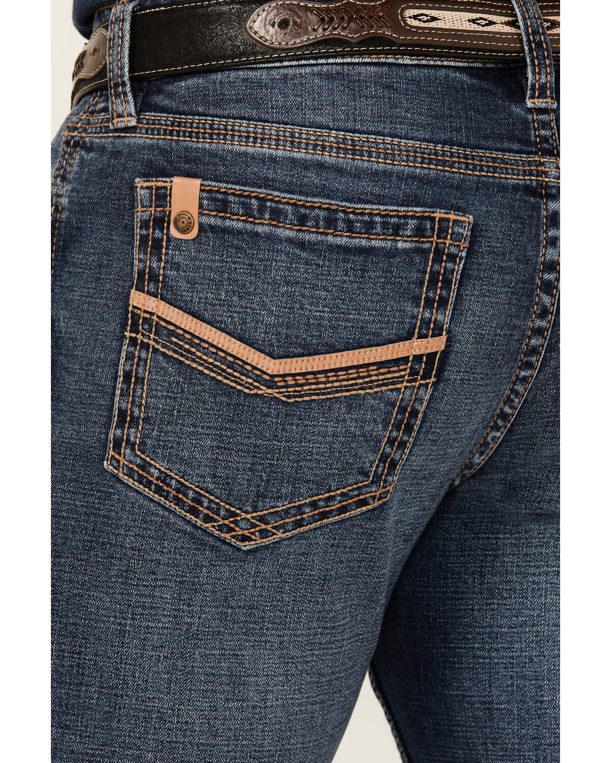 Image #4 - Cody James Men's Stonewall Wash Jackson Slim Straight Stretch Denim Jeans, Dark Wash, hi-res