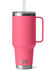 Image #1 - YETI Rambler® Straw Lid 42oz Travel Mug, Bright Pink, hi-res