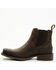 Image #3 - Ariat Men's Midtown Rambler Stone Chelsea Boots - Square Toe, Black, hi-res