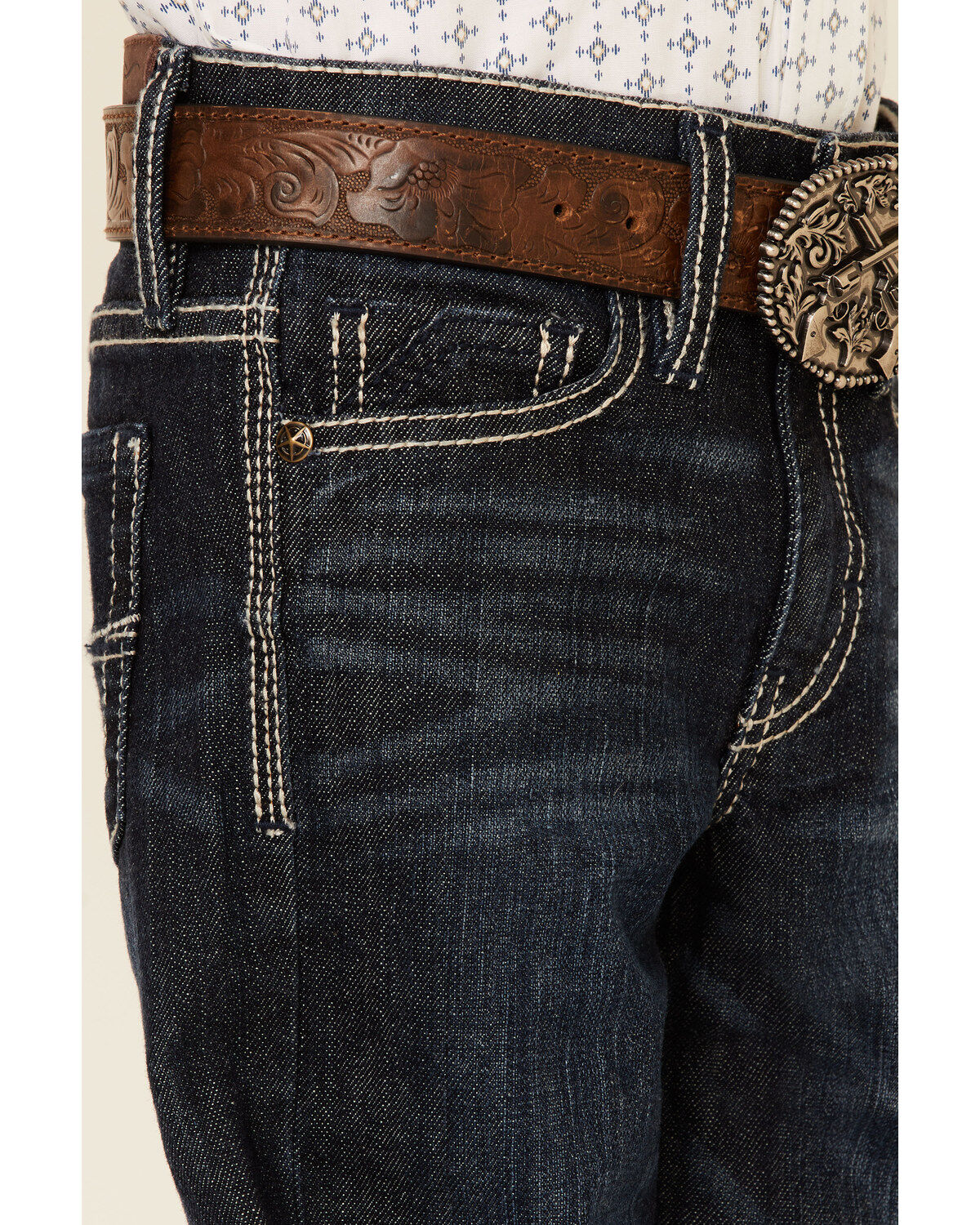 Product Name:  Cody James Little Boys' Night Hawk Medium Wash Mid Rise Stretch Relaxed Bootcut Jeans