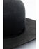 Image #2 - Rodeo King Men's 7X Pen Crown Western Felt Hat, Black, hi-res