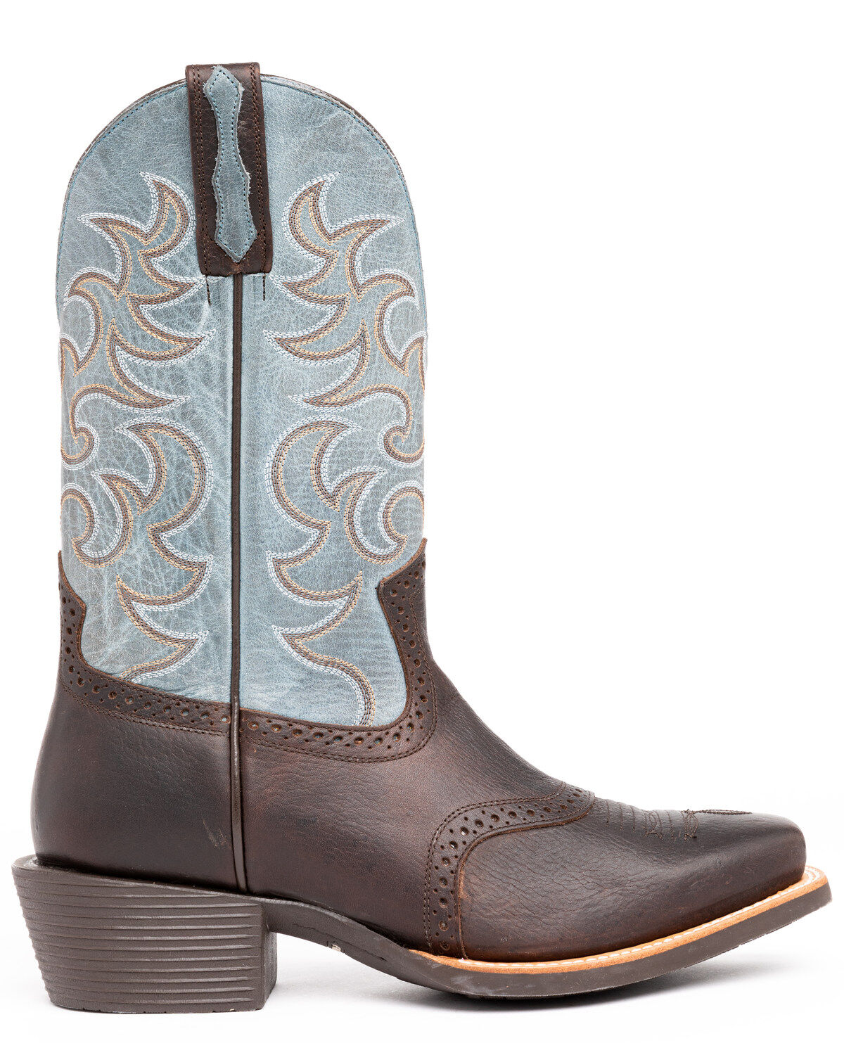Image #2 - Rank 45 Men's Austell Western Boots - Narrow Square Toe, , hi-res