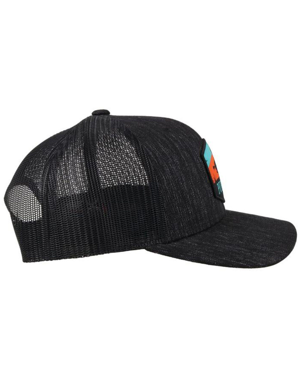 Image #4 - Hooey Men's Punchy Patch Logo Trucker Cap, Black, hi-res