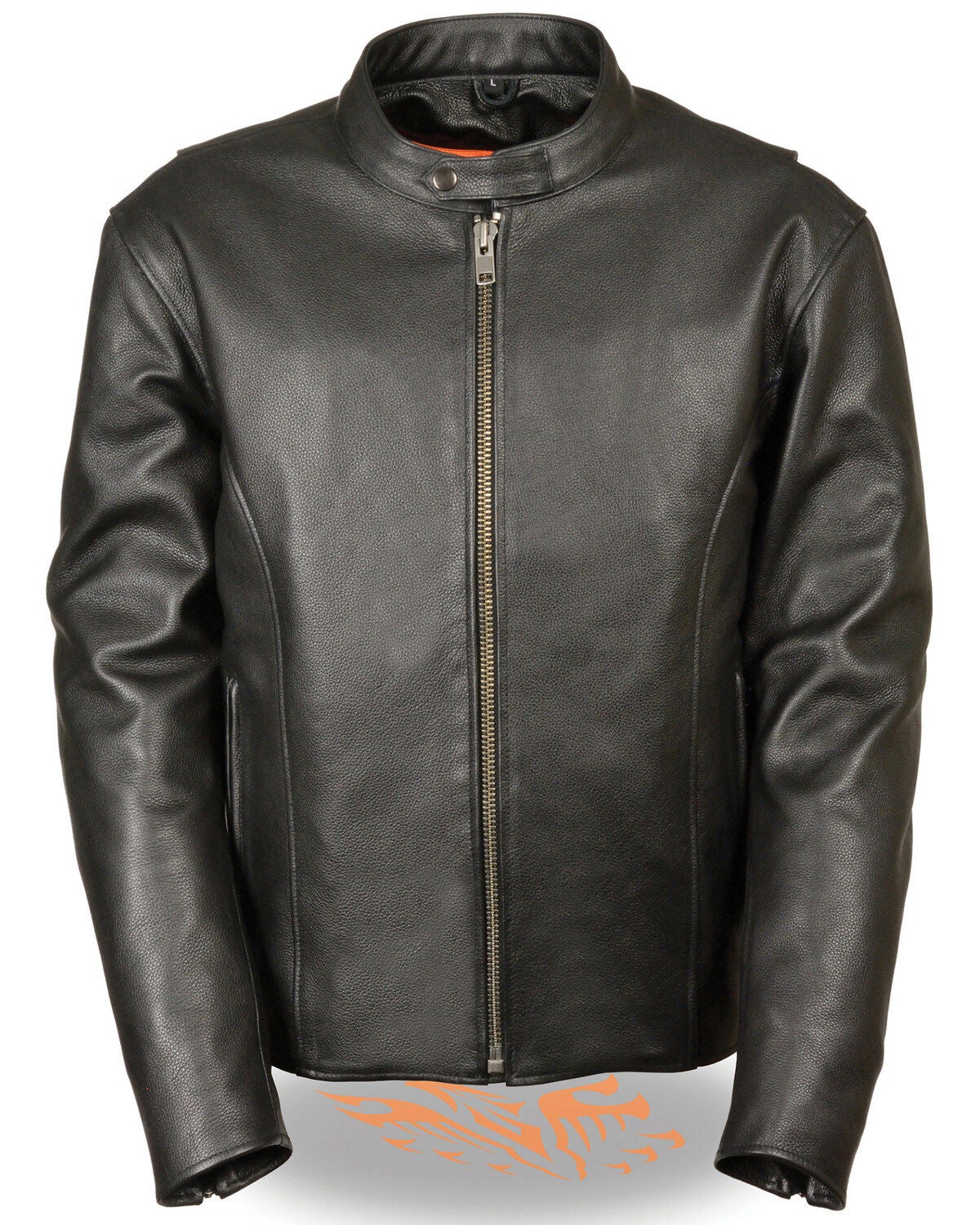 Milwaukee Leather Men's Classic Scooter Jacket, Black, hi-res