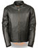 Image #1 - Milwaukee Leather Men's Classic Scooter Jacket, Black, hi-res