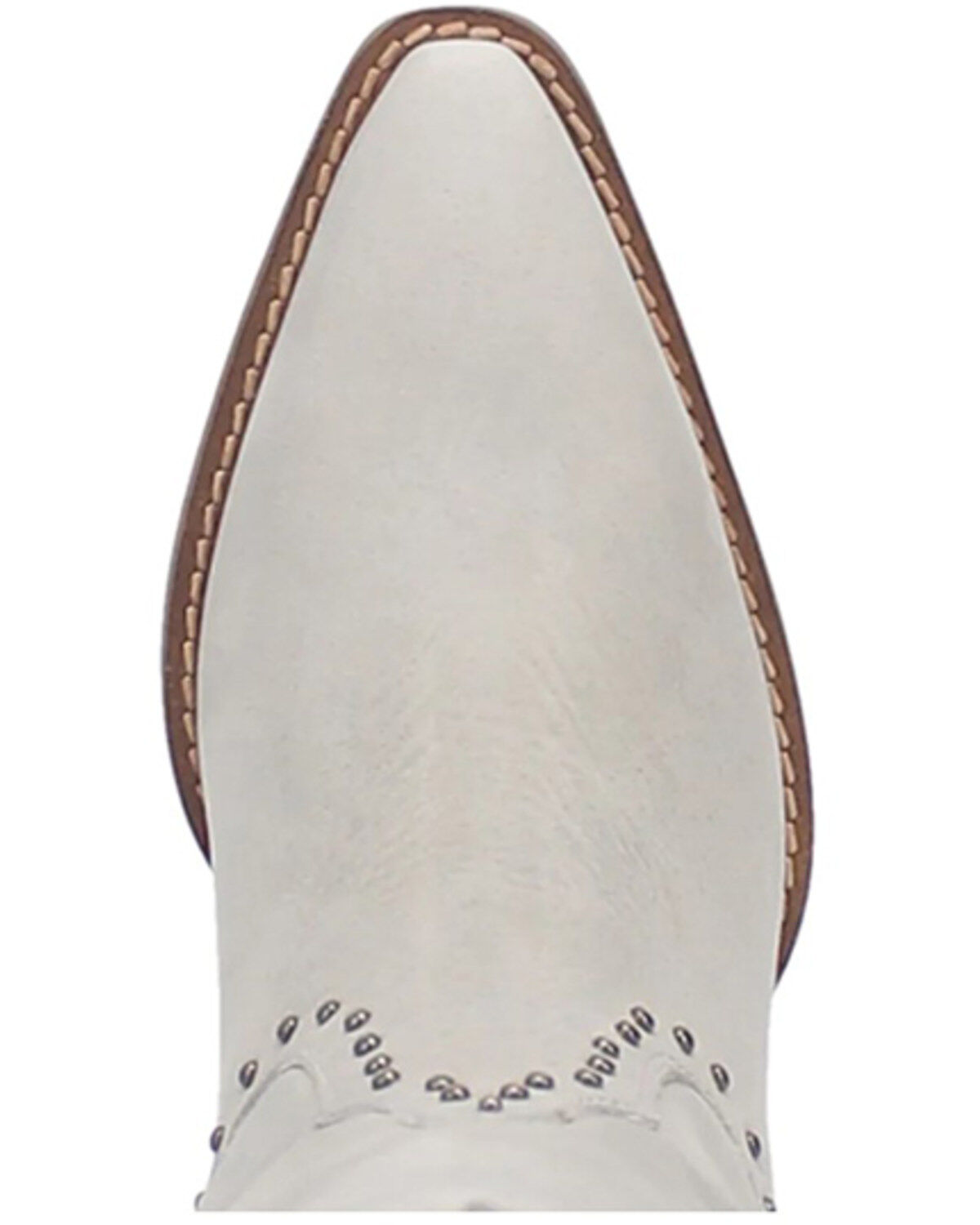 Image #6 - Dingo Women's Talkin Rodeo Western Boots - Snip Toe, Off White, hi-res