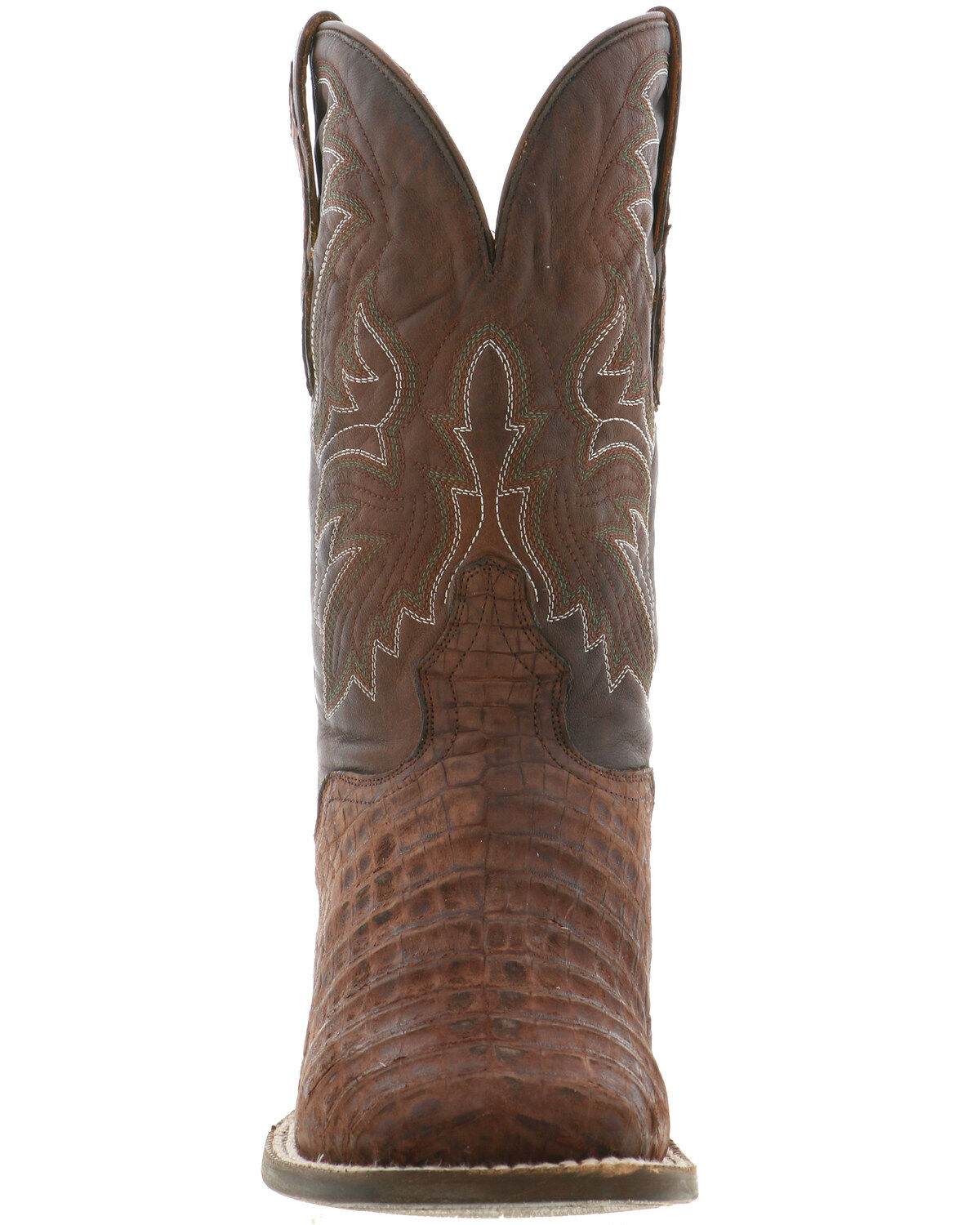 Image #5 - El Dorado Men's Caiman Belly Western Boots - Wide Square Toe, , hi-res