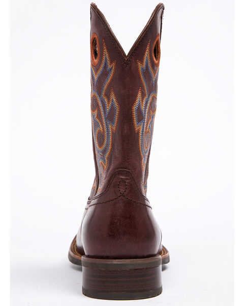 Image #5 - Rank 45 Men's Xero Gravity Chocolate Western Boots - Broad Square Toe, , hi-res