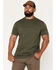 Image #1 - Brunt Workwear Men's The Martin Short Sleeve Pocket T-Shirt, Olive, hi-res