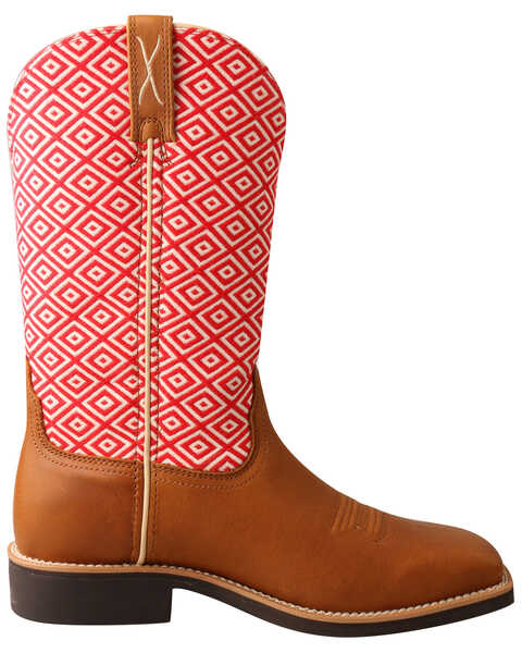Image #2 - Twisted X Women's Top Hand Western Boots - Wide Square Toe, , hi-res