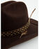Image #2 - Idyllwind Women's Kennedy Felt Cowboy Hat, Dark Brown, hi-res