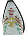 Image #4 - Old Gringo Women's Harper Hand Woven Western Boots - Snip Toe, White, hi-res