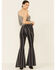 Image #4 - Rock & Roll Denim Women's Striped High Rise Stretch Flare Jeans, Multi, hi-res