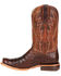 Image #3 - Durango Men's Chestnut Full-Quill Ostrich Western Boots - Square Toe, , hi-res