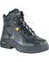 Image #1 - Reebok Women's Trainex 6" Lace-Up Work Boots - Composite Toe, Black, hi-res