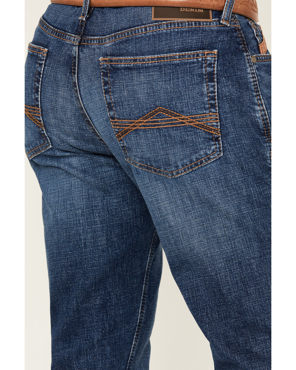 Product Name:  Ariat Men's M4 Medium Wash Kennedy Centralia Relaxed Straight Stretch Denim Jeans