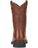 Image #3 - Ariat Sierra Cowboy Work Boots - Round Toe, Bronze, hi-res