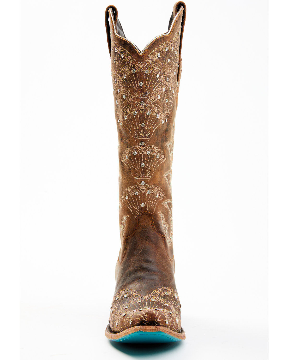 Product Name:  Boot Barn X Lane Women's Exclusive Calypso Leather Western Bridal Boots - Snip Toe