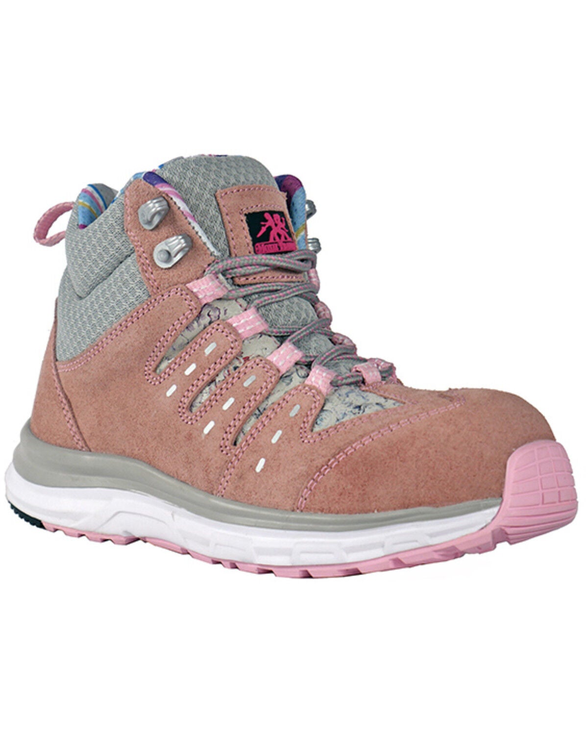 Hoss Women's Trisha Hiker Work Shoes - Composite Toe, Pink, hi-res