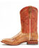 Image #3 - Cody James Men's Upper Two-Tone Leather Western Boots - Broad Square Toe , Orange, hi-res