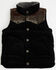 Image #1 - Cody James Anza Blanket Yoke Corduroy Vest, Black, hi-res