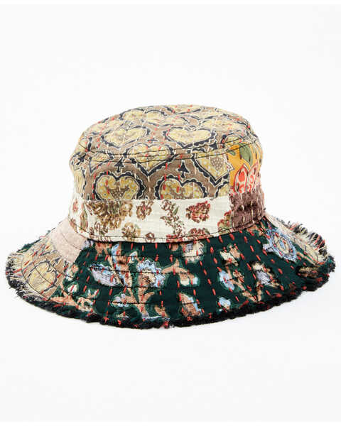 Cleo + Wolf Women's Patchwork Bucket Hat, Multi, hi-res