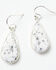 Image #2 - Paige Wallace Women's Oval Earrings, Silver, hi-res