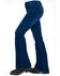 Image #3 - Cowgirl Tuff Girls' Medium Wash Flex Trousers, , hi-res
