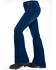 Image #3 - Cowgirl Tuff Girls' Medium Wash Flex Trousers , , hi-res