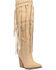Image #1 - Dingo Women's Witchy Woman Fringe Tall Western Boots - Pointed Toe, Sand, hi-res