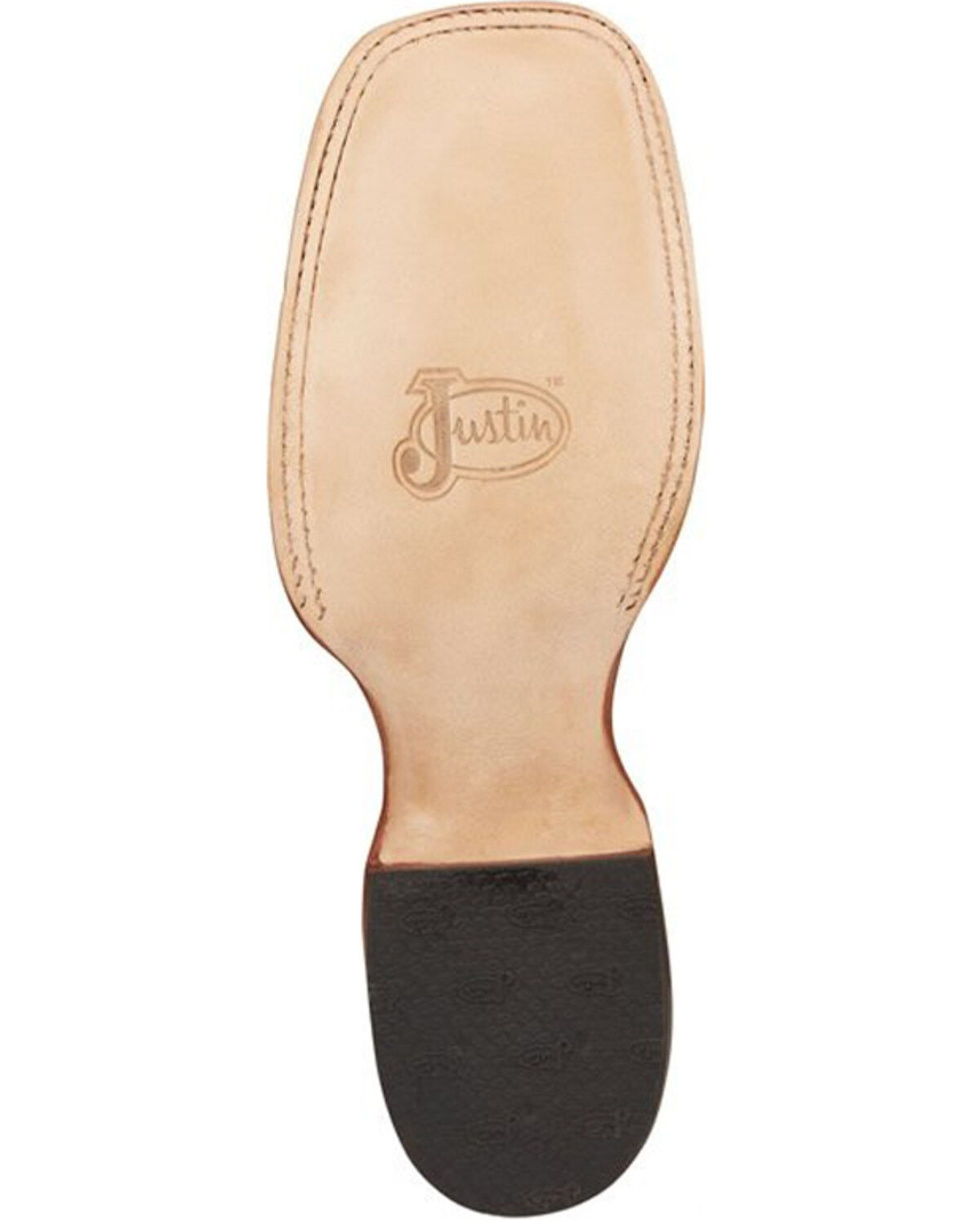 Image #7 - Justin Women's Hayes Jewel Western Boots - Broad Square Toe, Tan, hi-res