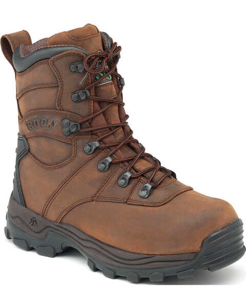 Image #1 - Rocky Men's Sport Utility Pro Insulated Waterproof Outdoor Boots, Brown, hi-res