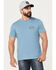 Image #1 - Brixton Men's Parsons Logo Short Sleeve Graphic T-Shirt, Blue, hi-res
