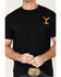 Image #3 - Paramount Network's Yellowstone Men's Dutton Ranch Gradient Rider Silhouette Graphic Short Sleeve T-Shirt, Black, hi-res