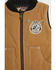 Image #2 - Cowboy Hardware Toddler Boys' Buckaroo Ranch Canvas Vest, Camel, hi-res