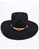 Image #4 - Nikki Beach Women's Eros Toyo Rancher Straw Hat , Black, hi-res