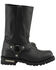 Image #2 - Milwaukee Leather Men's 11" Classic Harness Boots - Square Toe, , hi-res