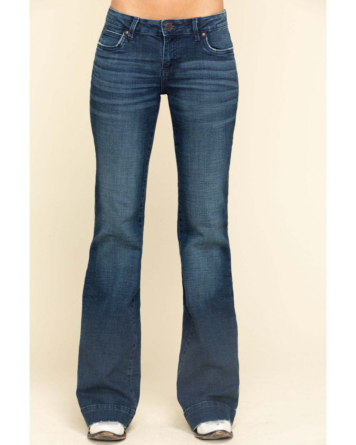 Image #5 - Wrangler Retro Women's Sophia Mae Trouser, Blue, hi-res