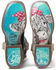 Image #2 - Tin Haul Women's Shaggy Spot Western Boots - Broad Square Toe, White, hi-res