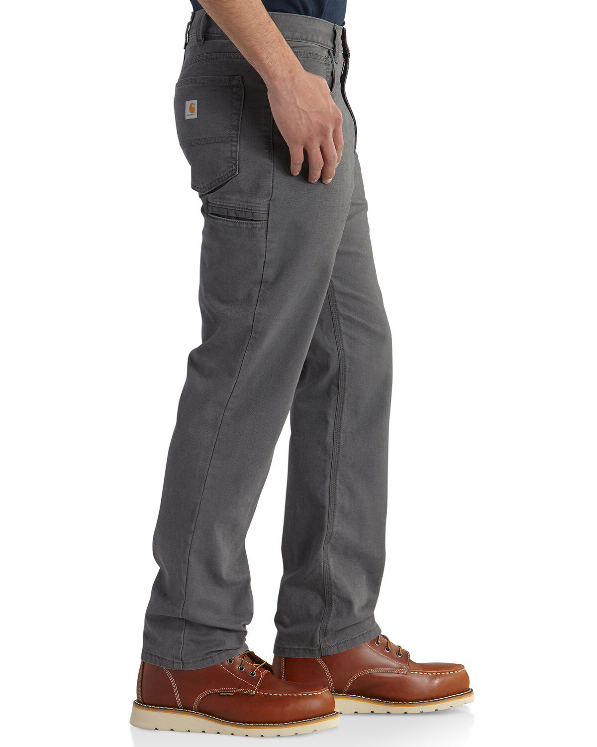 Image #7 - Carhartt Men's Rugged Flex® Rigby Five-Pocket Pants, Charcoal Grey, hi-res