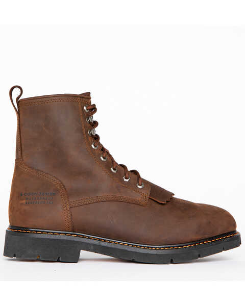 Image #2 - Cody James® Men's Composite Square Toe Waterproof Work Boots, Brown, hi-res