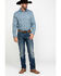 Image #6 - Scully Signature Soft Series Men's Turquoise Paisley Print Long Sleeve Western Shirt, , hi-res