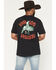 Image #1 - Wrangler Men's Vivan Los Vaqueros Short Sleeve Graphic T-Shirt, Black, hi-res