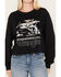 Wrangler Retro Women's Long Live Cowboys Abstract Long Sleeve Graphic Tee, Black, hi-res