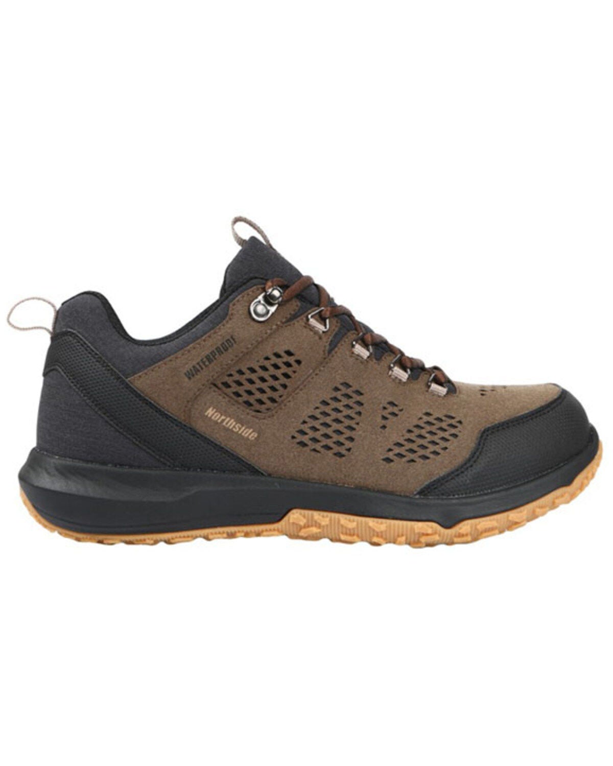 Image #2 - Northside Men's Benton Waterproof Hiking Shoes - Soft Toe, Brown, hi-res