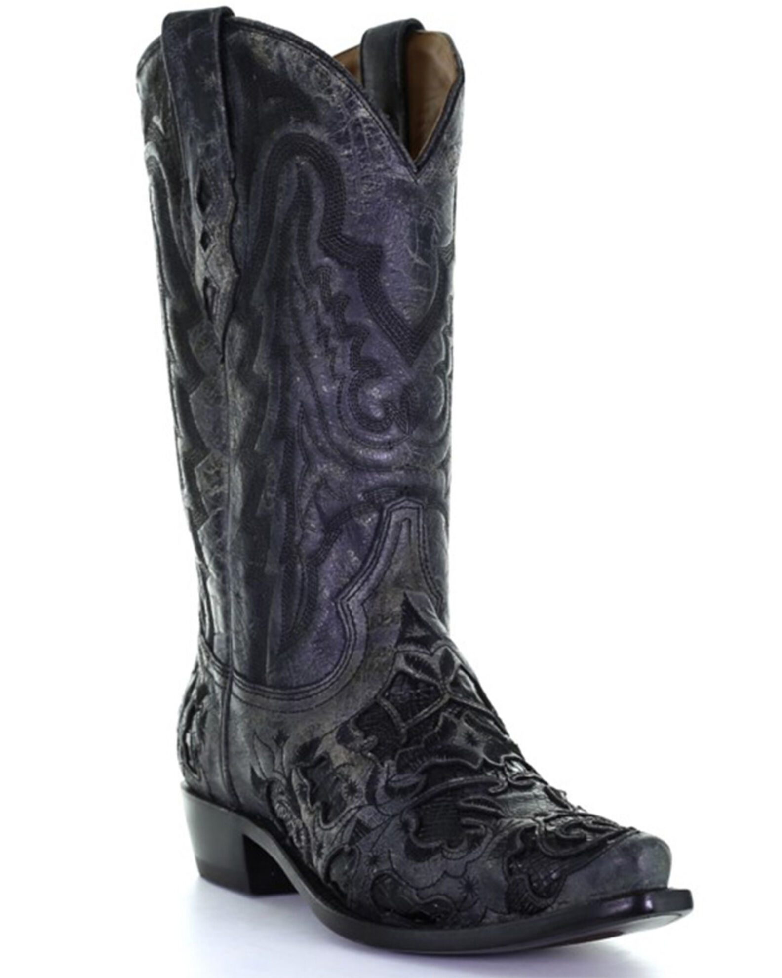 Corral Men s Exotic Alligator Western Boots Snip Toe