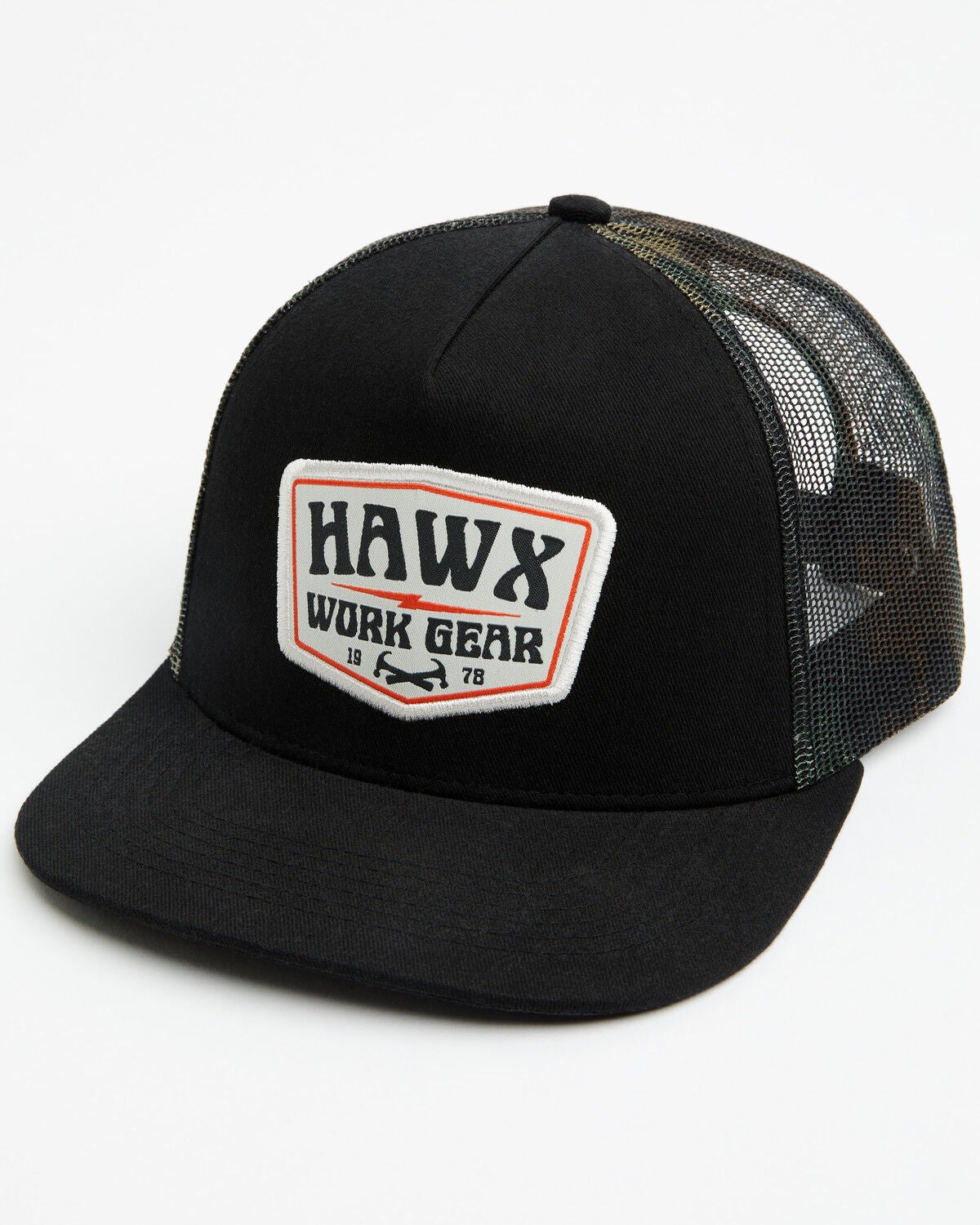 Image #1 - Hawx Men's Kane Camo Ball Cap, Black, hi-res