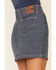 Lee Women's Herringbone Mini Skirt, Blue, hi-res